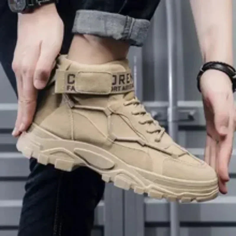Botas Masculina Desert Antiderrapante - Casuais e para Trilhas.